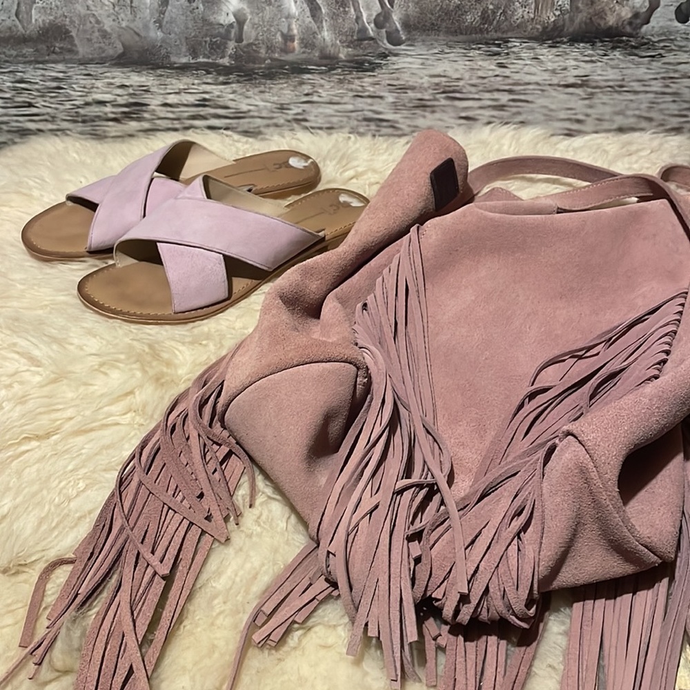 New BC suede mules